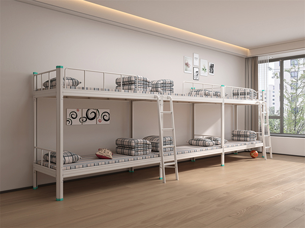 兆發(fā)家具生產(chǎn)下下鋪鐵床承重達500KG