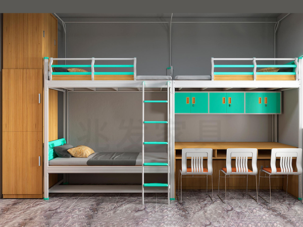 雙層上下床 帶蚊帳架_0005_兩聯(lián)三人位上下床.jpg